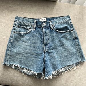 Agolde Parker Shorts Size 26 Like New Revolve